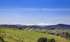 Panoramic view of Victorian Alpine landscape