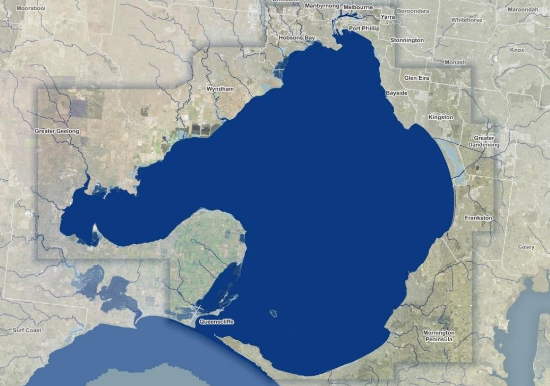 Coastal inundation future events estimation Port Phillip Bay