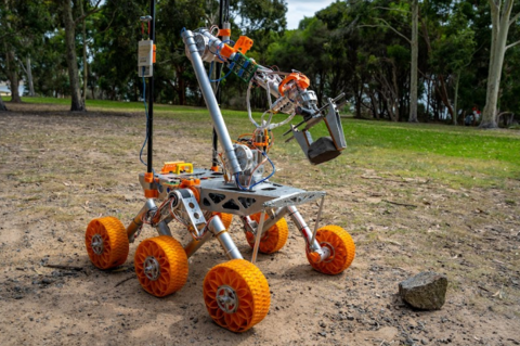 Rover Robotic arm at field test (2021)